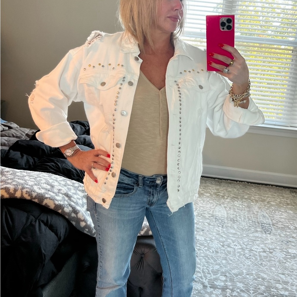 Custom Distressed & Studded Jacket